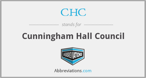 CHC - Cunningham Hall Council