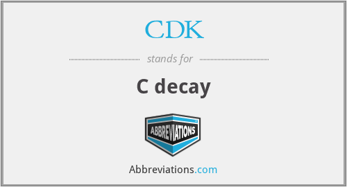 CDK - C decay