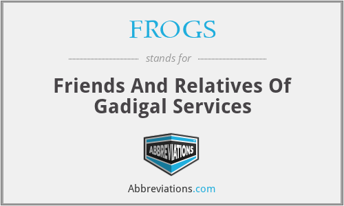 FROGS - Friends And Relatives Of Gadigal Services