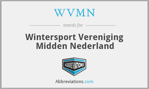 WVMN - Wintersport Vereniging Midden Nederland