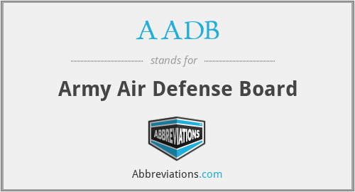 AADB - Army Air Defense Board