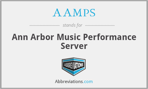 AAMPS - Ann Arbor Music Performance Server