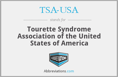 TSA-USA - Tourette Syndrome Association of the United States of America
