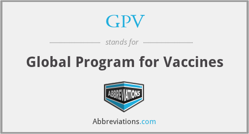 GPV - Global Program for Vaccines