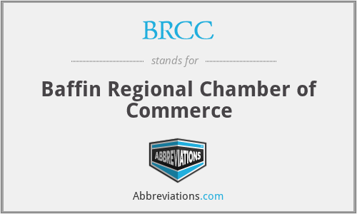 BRCC - Baffin Regional Chamber of Commerce