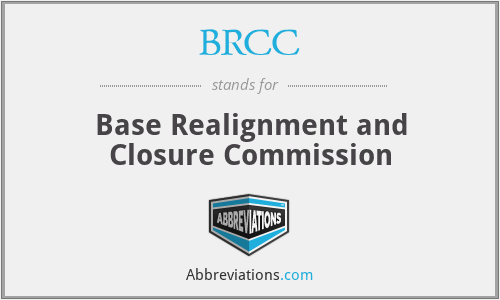BRCC - Base Realignment and Closure Commission