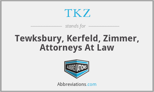 TKZ - Tewksbury, Kerfeld, Zimmer, Attorneys At Law