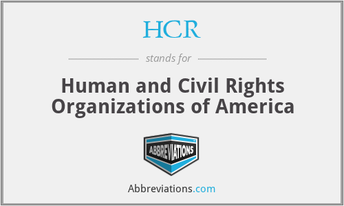 HCR - Human and Civil Rights Organizations of America