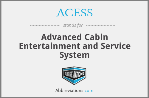 ACESS - Advanced Cabin Entertainment and Service System