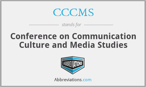 CCCMS - Conference on Communication Culture and Media Studies
