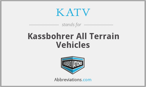 KATV - Kassbohrer All Terrain Vehicles