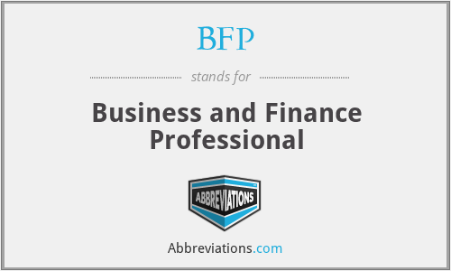 BFP - Business and Finance Professional