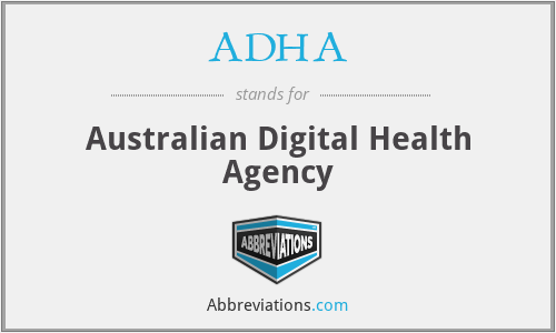 ADHA - Australian Digital Health Agency