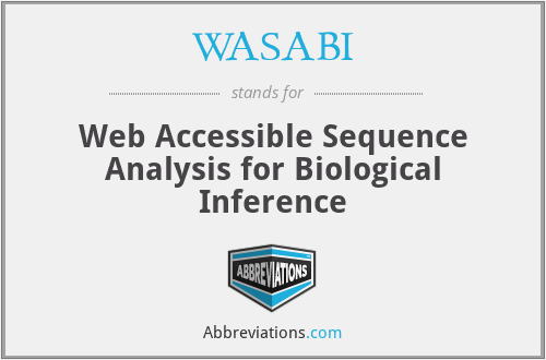 WASABI - Web Accessible Sequence Analysis for Biological Inference