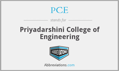 PCE - Priyadarshini College of Engineering