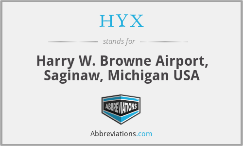HYX - Harry W. Browne Airport, Saginaw, Michigan USA