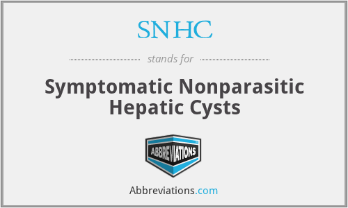 SNHC - Symptomatic Nonparasitic Hepatic Cysts