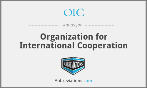 OIC - Organization for International Cooperation