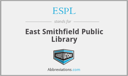 ESPL - East Smithfield Public Library