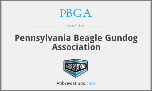 PBGA - Pennsylvania Beagle Gundog Association
