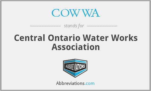 COWWA - Central Ontario Water Works Association