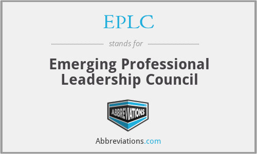 EPLC - Emerging Professional Leadership Council