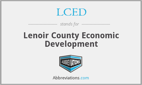 LCED - Lenoir County Economic Development