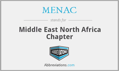 MENAC - Middle East North Africa Chapter