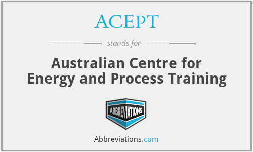 ACEPT - Australian Centre for Energy and Process Training