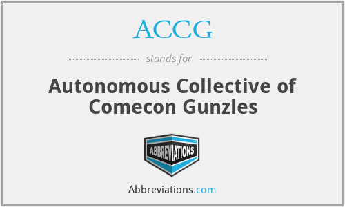 ACCG - Autonomous Collective of Comecon Gunzles