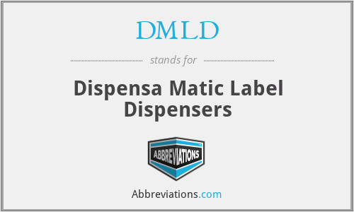 DMLD - Dispensa Matic Label Dispensers