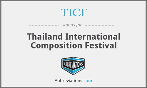 TICF - Thailand International Composition Festival