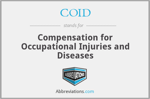 COID - Compensation for Occupational Injuries and Diseases