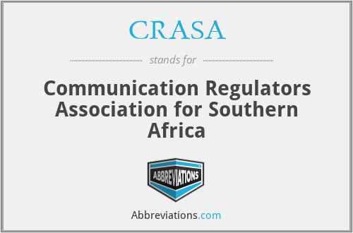 CRASA - Communication Regulators Association for Southern Africa