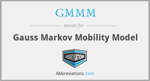 GMMM - Gauss Markov Mobility Model