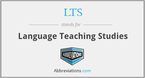 LTS - Language Teaching Studies