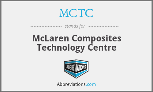 MCTC - McLaren Composites Technology Centre