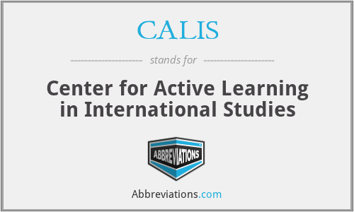 CALIS - Center for Active Learning in International Studies