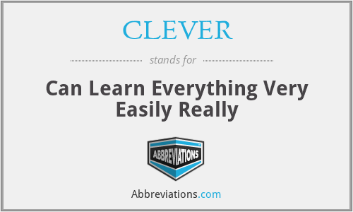 CLEVER - Can Learn Everything Very Easily Really
