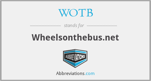 WOTB - Wheelsonthebus.net