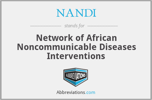 NANDI - Network of African Noncommunicable Diseases Interventions