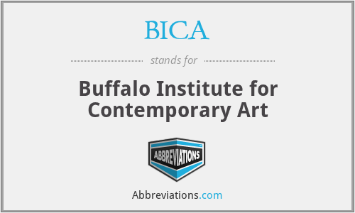 BICA - Buffalo Institute for Contemporary Art