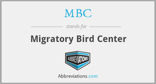 MBC - Migratory Bird Center