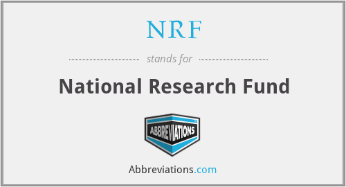 NRF - National Research Fund