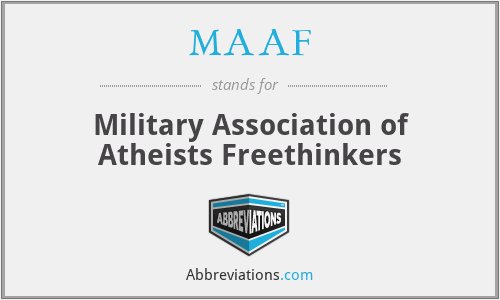 MAAF - Military Association of Atheists Freethinkers