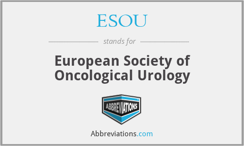ESOU - European Society of Oncological Urology