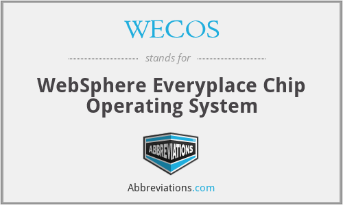 WECOS - WebSphere Everyplace Chip Operating System