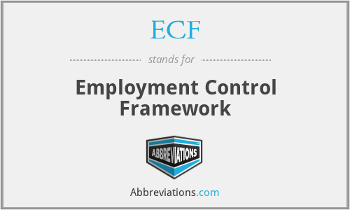 ECF - Employment Control Framework