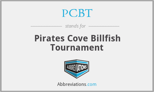 PCBT - Pirates Cove Billfish Tournament
