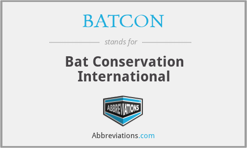 BATCON - Bat Conservation International